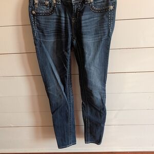 Miss Me Indigo Cropped Jeans